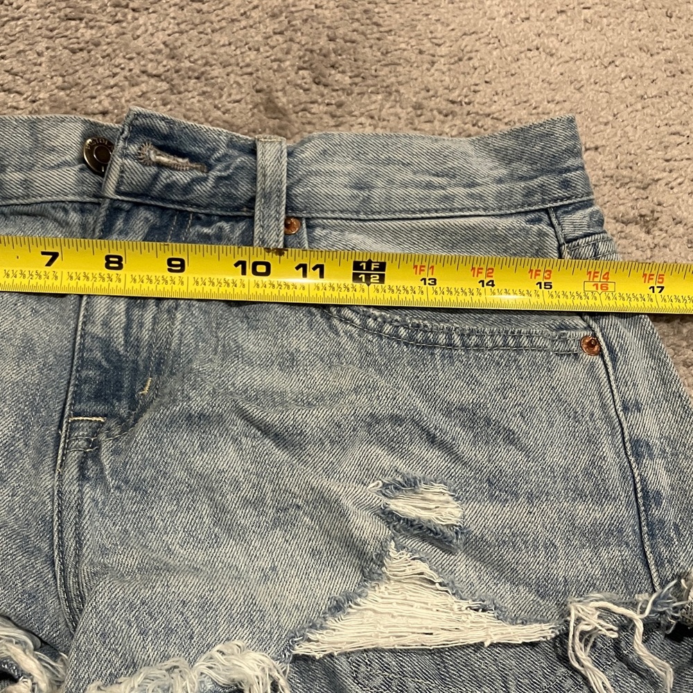 Pistola Distressed Denim Shorts - Picture 7 of 10
